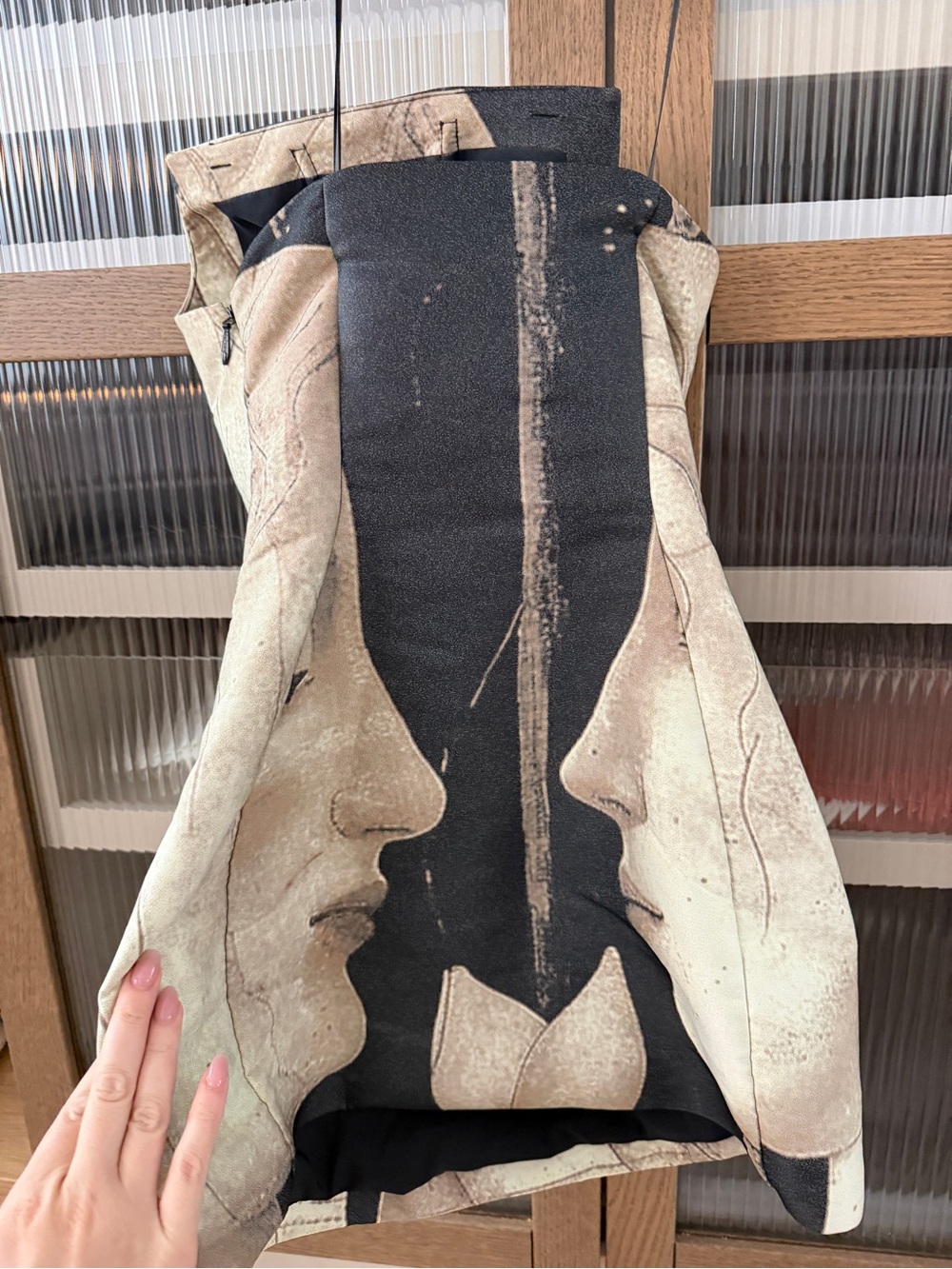 Cult Gaia portrait-print dress - Picture 3 of 4